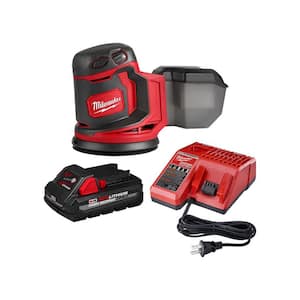 M18 18V Lithium-Ion Cordless 5 in. Random Orbit Sander W/ 3.0Ah Battery and Charger