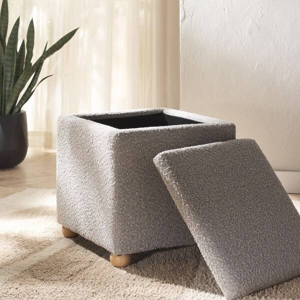 希少 Safavieh Palmer Ottoman オットマン グレー 【公式通販】