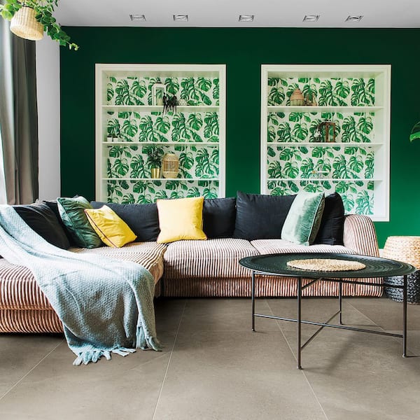 Iris Tortora 23.62 in. x 47.24 in. Matte Porcelain Floor and Wall Tile (15.49 sq. ft./Case)