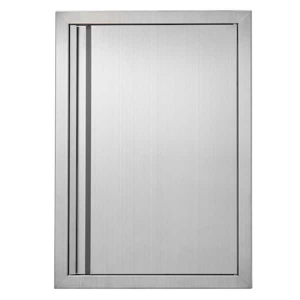 17 in. x 24 in. BBQ Access Door with Recessed Handle, Stainless Steel Single Outdoor Kitchen Door for Island