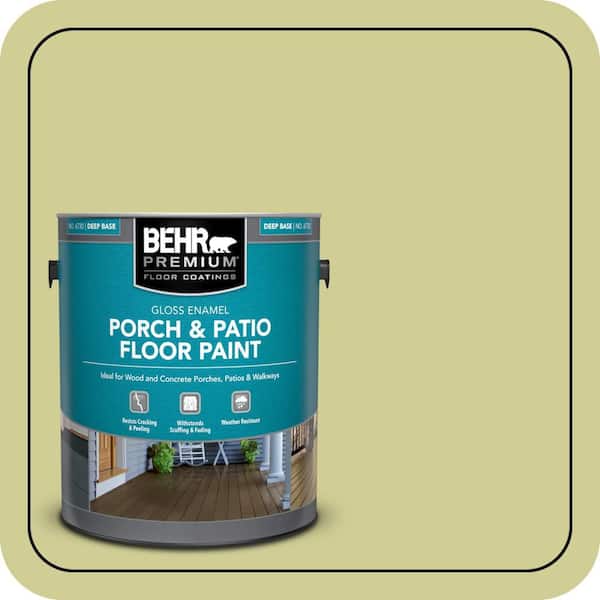 1 gal. #M340-4 Wasabi Gloss Enamel Interior/Exterior Porch and Patio Floor Paint