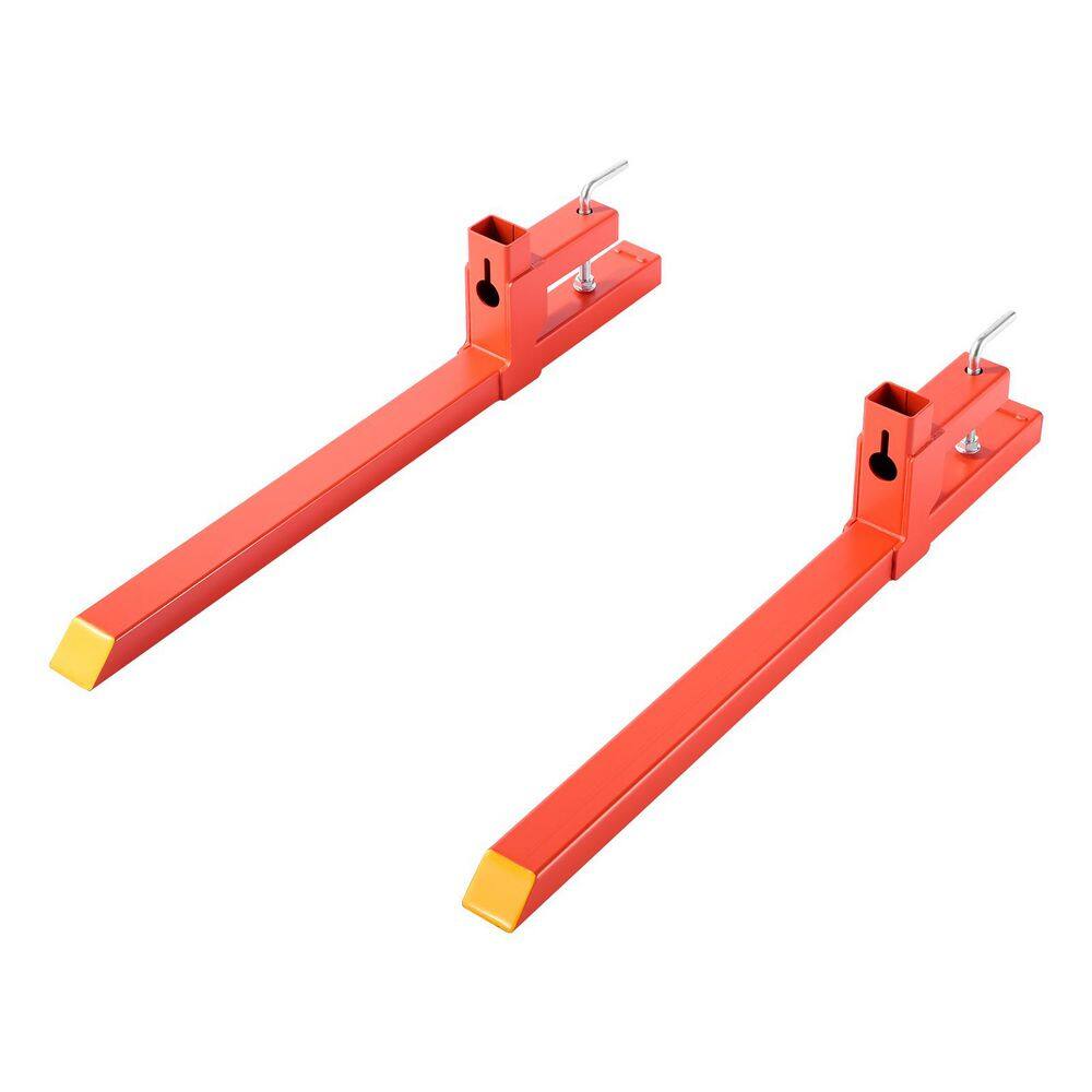 Pallet Forks, 2000 lbs. Clamp on Pallet Forks, 43 in. Total Length Heavy-Duty Quick Attach Tractor Fork, Orange price history on PriceWatchPro