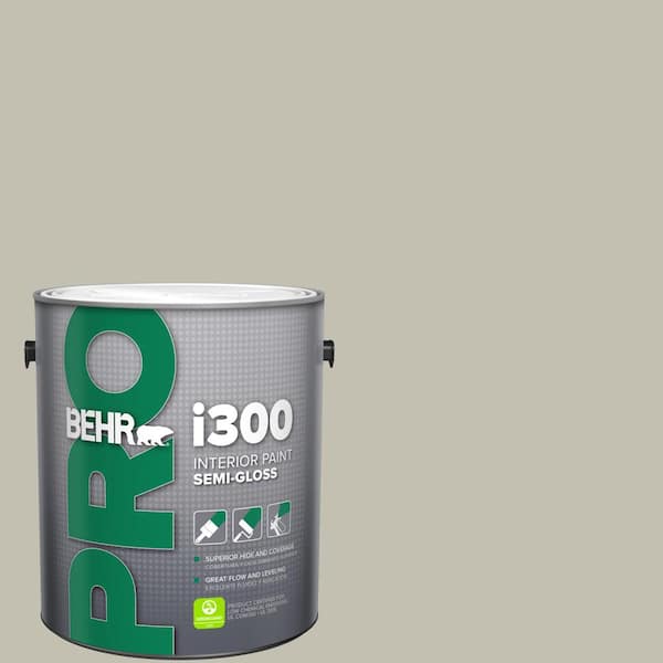 BEHR PRO 1 gal. #N350-3 Biking Trail Semi-Gloss Interior Paint