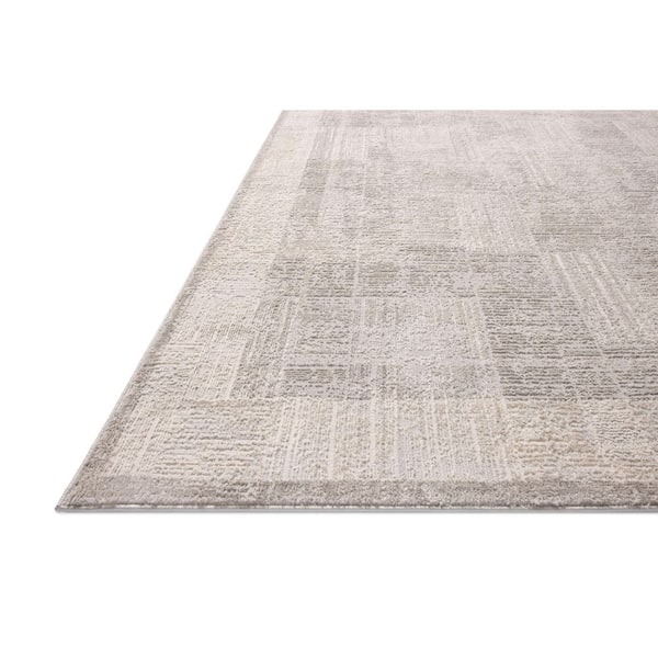 Hollis Smoke / Mist 7 ft. 10 in. x 10 ft. Contemporary Area Rug