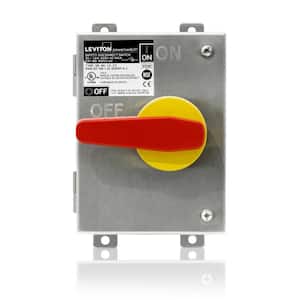30 Amp 600-Volt 304 Stainless Steel Non-Fused Powerswitch Safety Disconnect Switch with Factory Installed Aux Contact