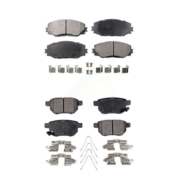 TEC Front Rear Ceramic Brake Pads Kit For Toyota Corolla Scion xB Matrix Pontiac Vibe KTC-100107