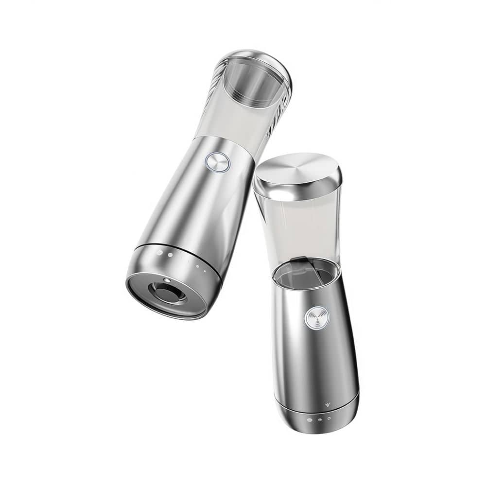 Stainless Steel Automatic Rechargeable Electric Salt and Pepper Grinder Set with Storage Base, Adjustable Coarseness price history on PriceWatchPro