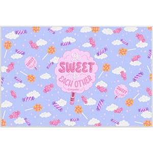 Crayola Be Sweet Lilac 3 ft. 3 in. x 5 ft. Area Rug