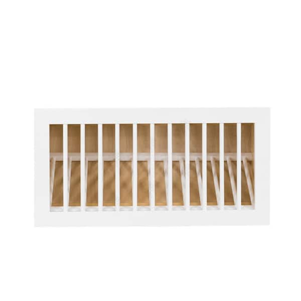 Lancaster White Plywood Shaker Stock Assembled Wall Dish Holder Kitchen Cabinet 30 in. W x 15 in. H x 12 in. D