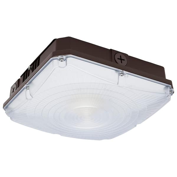 5400 Lumen 150° Bronze Motion Sensing Integrated LED Canopy Light