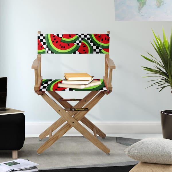 Casual Home Watermelon Slices Director Chair Replacement Canvas