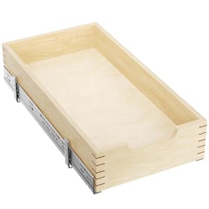 HOMEIBRO 13½ in. Wx 21½ in. D Pull Out Cabinet Organizer with Wooden Handle  for Base Cabinet HD-415222W-AZ - The Home Depot