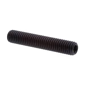 M8-1.25 x 45 mm Black Oxide Coated Steel Socket Set Screws (10-Pack)
