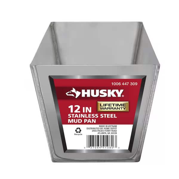 12 in. Stainless Steel Laser Welded Mud Pan