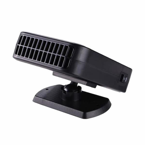 Electric Car Heater Defroster 12V 200W Fast Heating Cooling Fan 360° Rotation Plug In Cigarette Lighter for Vehicle
