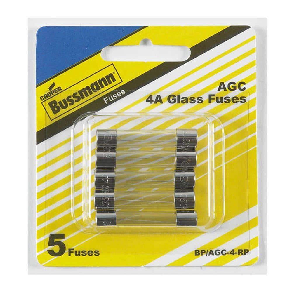 5x20 Glass Fuse - Fast 4A/250V (5-Piece)