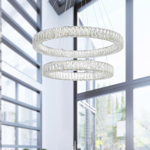 Madeline LED Chandelier With Chrome Finish