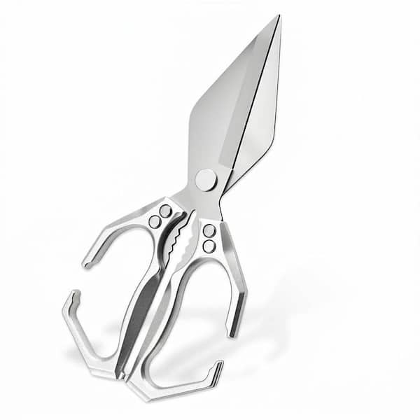 Heavy Duty Stainless Steel Kitchen Shears Multi-Purpose Kitchen Scissors with Ergonomic Aluminum Handle