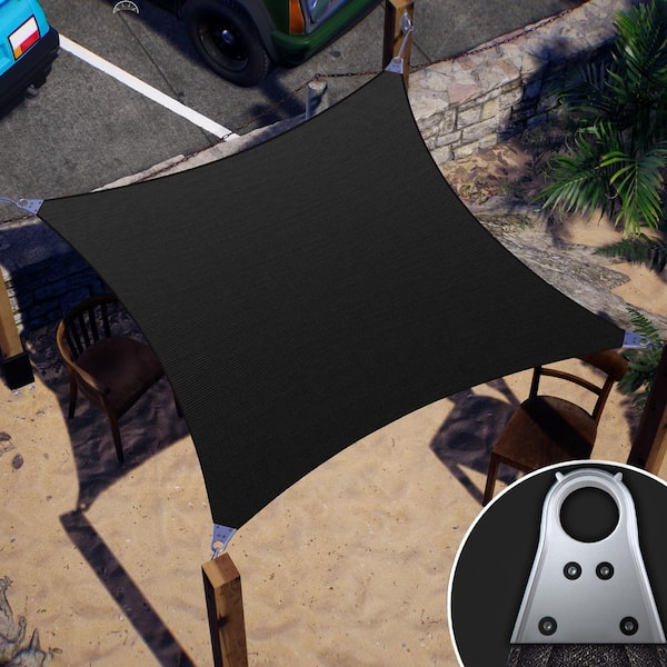 260 GSM Reinforced  Super Ring Square Sun Shade Sail