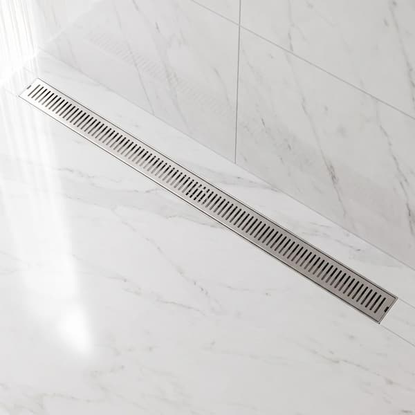 Elan 36 in. Linear Shower Drain in Brushed Nickel