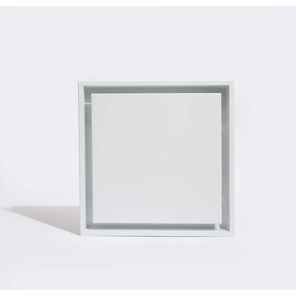 Framed Exhaust Mount (Lite) 14.25 in. x 14.25 in. White price history on PriceWatchPro