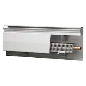 Multi/Pak 88 5 ft. Hot Water Baseboard Heater with Fully Assembled Element and Enclosure in Nu White