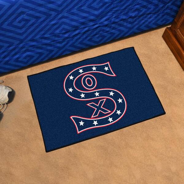 FANMATS Chicago Cubs Blue 1 ft. 7 in. x 2 ft. 6 in. Starter Area Rug 2204 -  The Home Depot