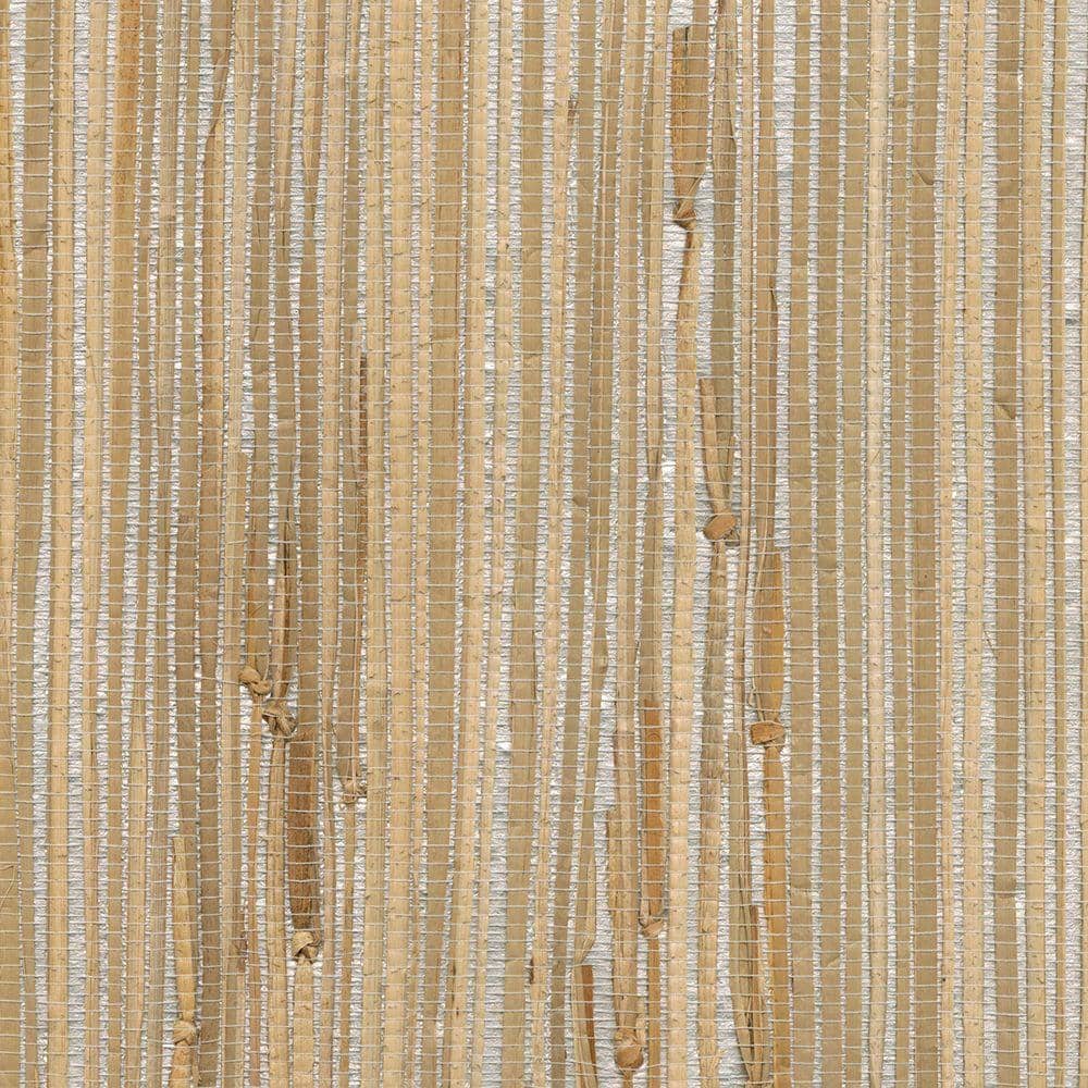Tereza Silver Foil Grasscloth Silver Wallpaper Sample price history on PriceWatchPro