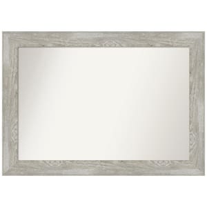 Dove Greywash 42 in. W x 30 in. H Non-Beveled Bathroom Wall Mirror in Gray