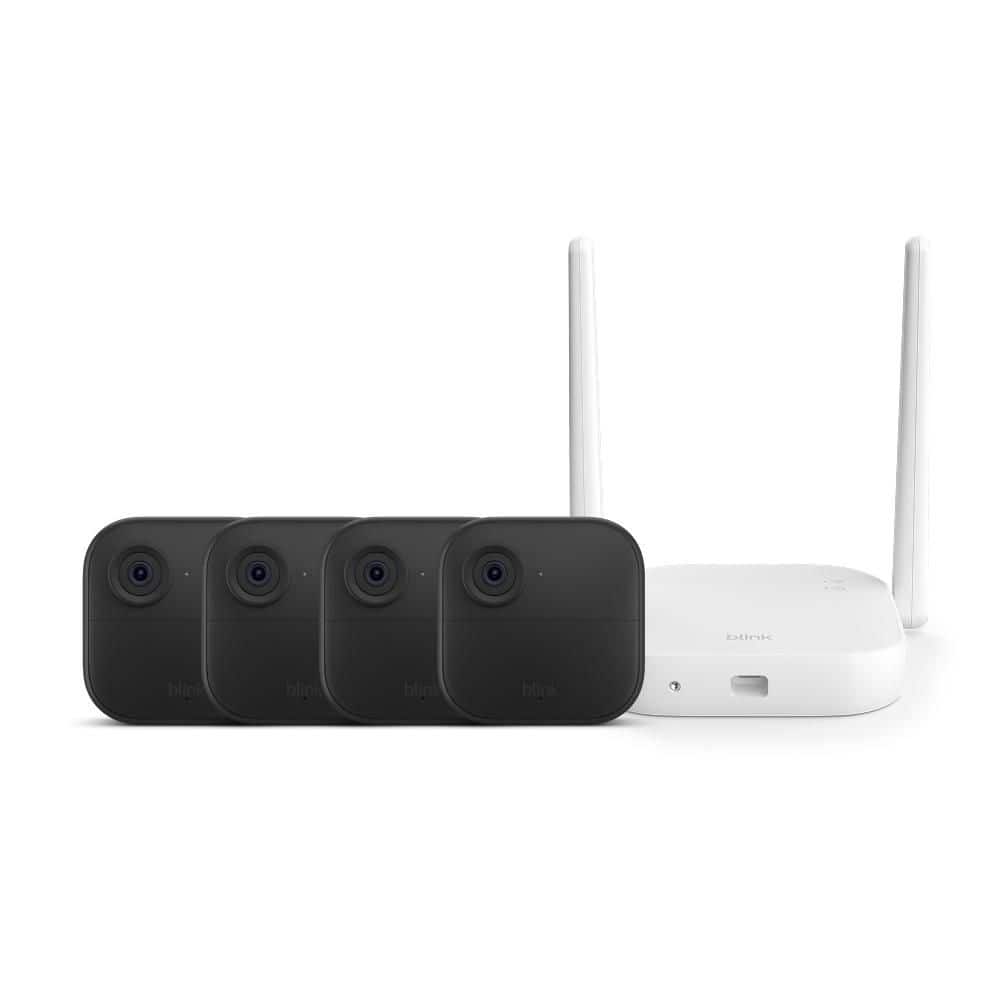 Blink Outdoor XR+ 4-Camera (Newest Model) Battery Operated System