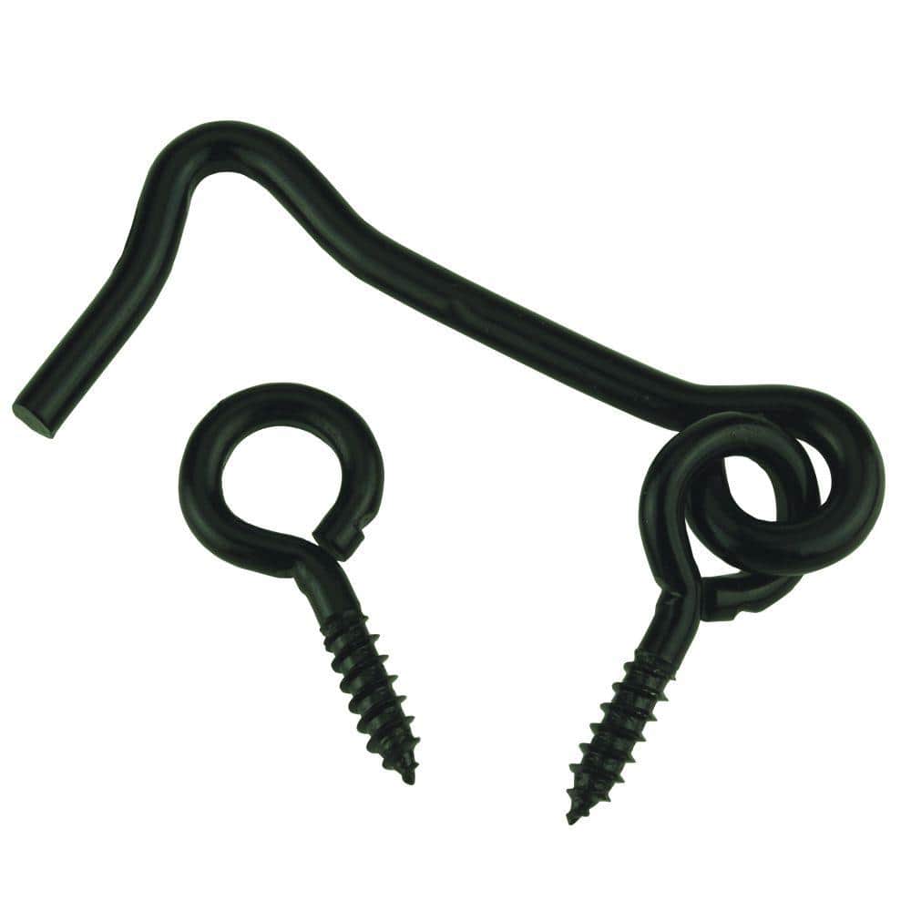 (2-Pack) 2-1/2 in. Black Hook and Eye price history on PriceWatchPro