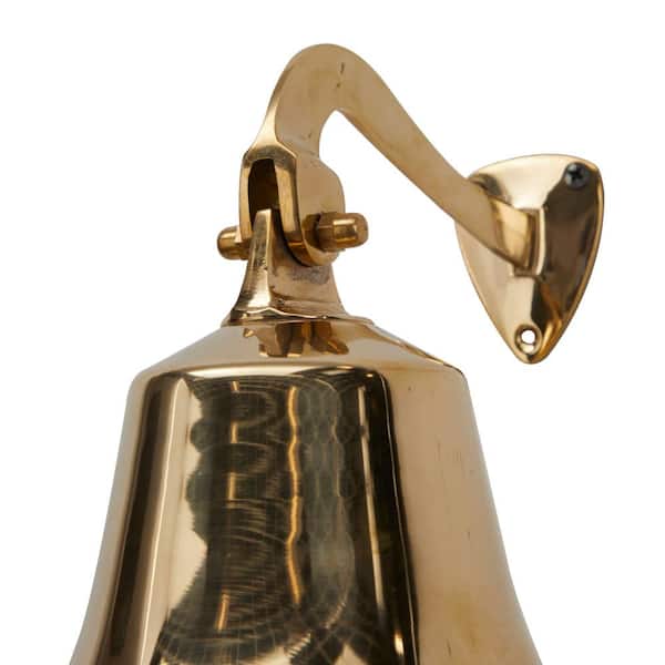 Nautical Bell - Antique Brass Finish - 19