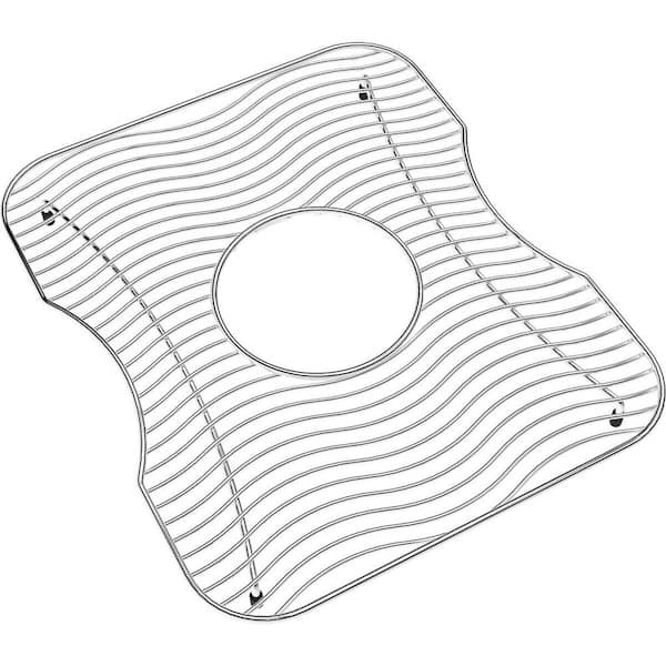 Elkay Lustertone 15 in. x 12.5 in. Bottom Grid for Kitchen Sink in Stainless Steel