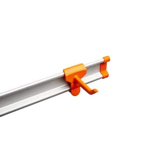 Multipurpose Orange Hook for Rail System (3-Pack)