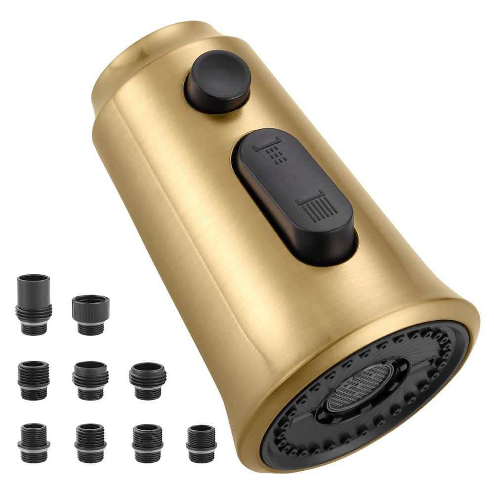 3 Function Kitchen Faucets Head Replacement with 9-Adapters in Gold price history on PriceWatchPro