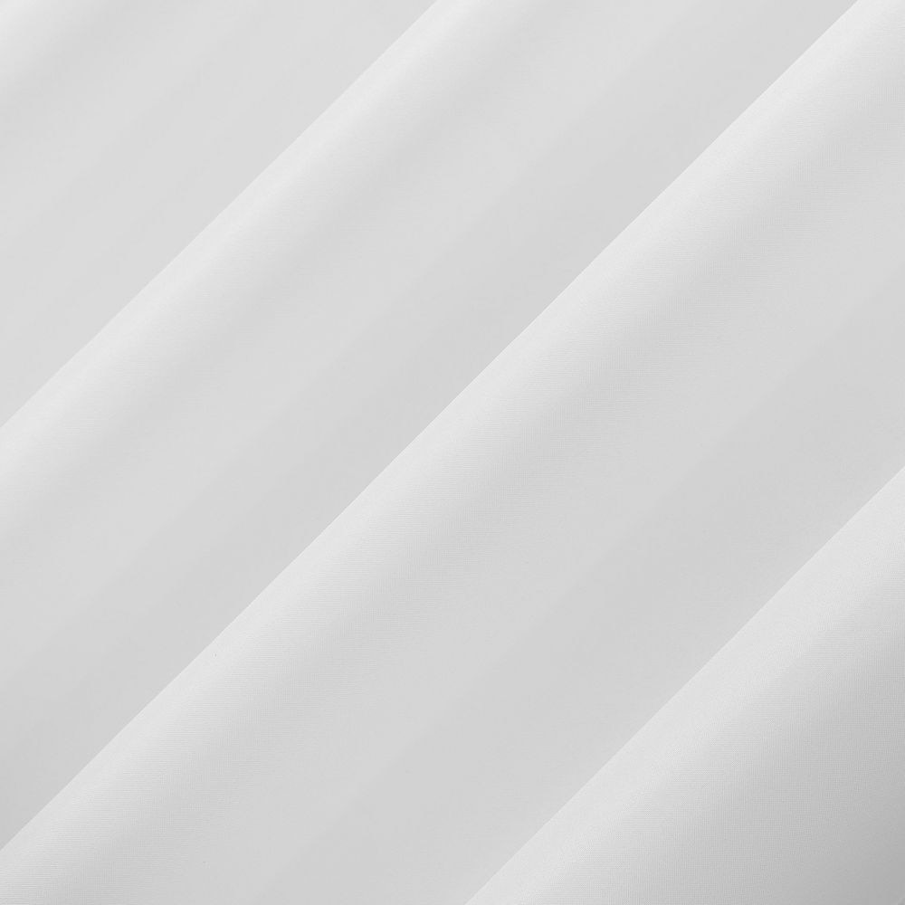 White 54" x 84" Polyester Blackout Grommet Curtain Panel