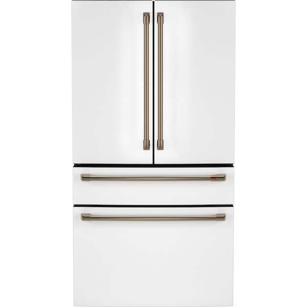 28.7 cu. ft. Smart Four Door French Door Refrigerator in Matte White with Dual-Dispense Autofill Pitcher, Built-In WiFi