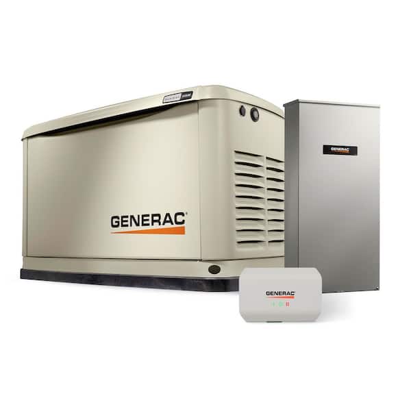 22,000 Watt Dual Fuel Standby Generator with Smart Home Monitoring, 200-AMP Transfer Switch and HVAC Energy Manager