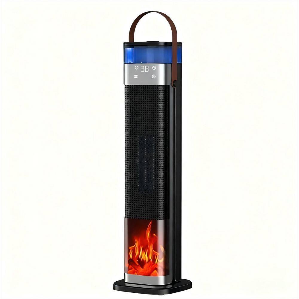22.6 in. H Tower Energy Saving Electric Forced Air Heater with Low Power Consumption Adjustable Thermostat Space Heater price history on PriceWatchPro