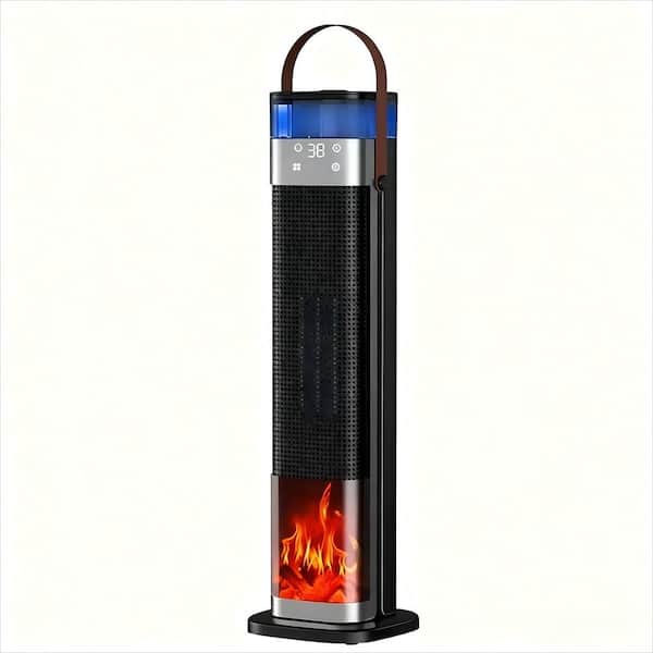電気ヒーター Air Heater Jushua 22.6 in. H Tower Electric Infrared Forced Air Heater with