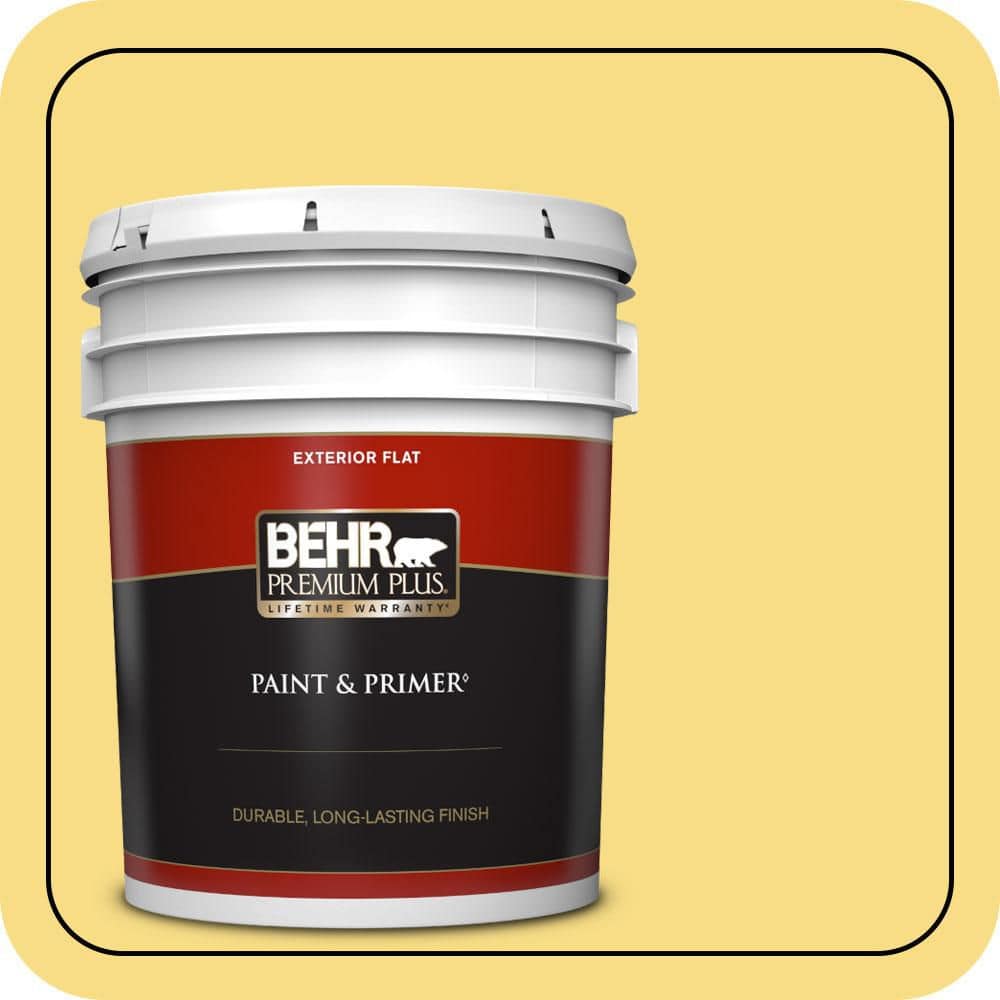 5 gal. #390B-5 Bee Pollen Flat Exterior Paint & Primer price history on PriceWatchPro