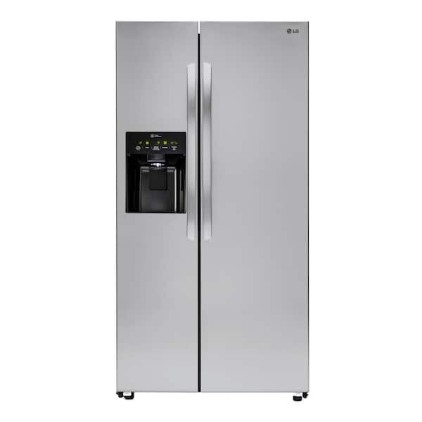 LG 26.2 cu. ft. Side-by-Side Refrigerator in Stainless Steel
