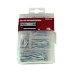 Zinc-Plated Wire Nail and Brad Assortment (276-Pack)