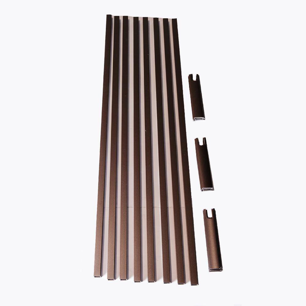 Vista Railing Systems Inc 4 ft. x 36 in. Textured Bronze Aluminum Stair ...