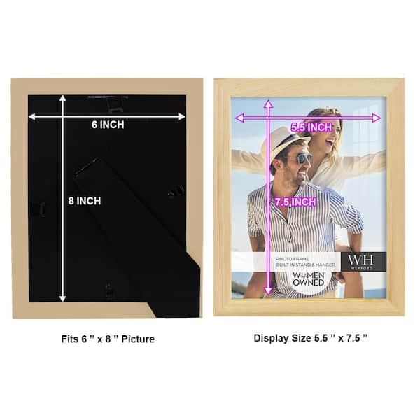 Luxe Wall Natural Wood Picture Frame Plus Mat | Print And Frame Photos Online