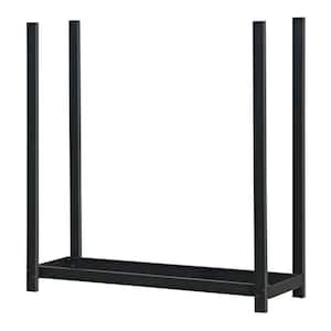 4 ft. H x 4 ft. D x 1 ft. W Ultra-Duty, High-Grade Steel Firewood Rack with Premium Wood Rack and Reinforced Spacers