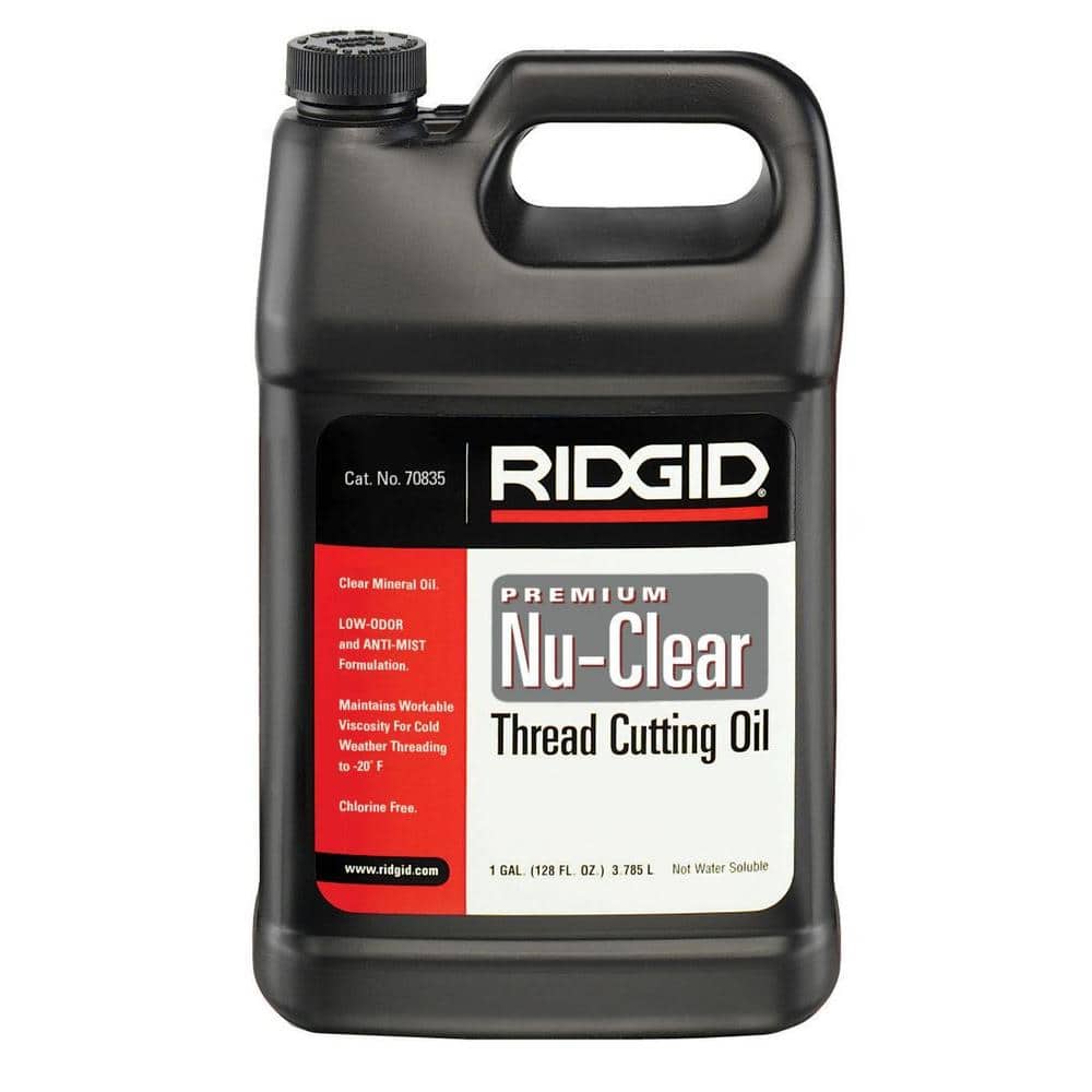 RIDGID 1 Gal. Nu-Clear Pipe Threading Oil, Low Odor & Anti-Mist