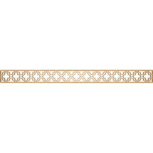Chicago Fretwork 0.375 in. D x 46.375 in. W x 4 in. L MDF Wood Panel Moulding
