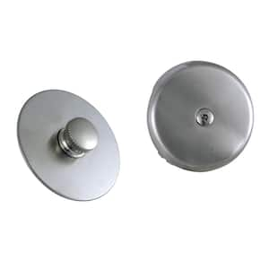 Trimscape Tub Drain Stopper with Overflow Plate Replacement Trim Kit, Brushed Nickel