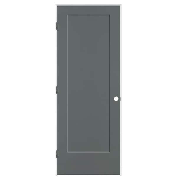 Masonite 30 in. x 80 in. 1-Panel Lincoln Park Right-Hand Hollow Core Cordite Molded Composite Single Prehung Interior Door